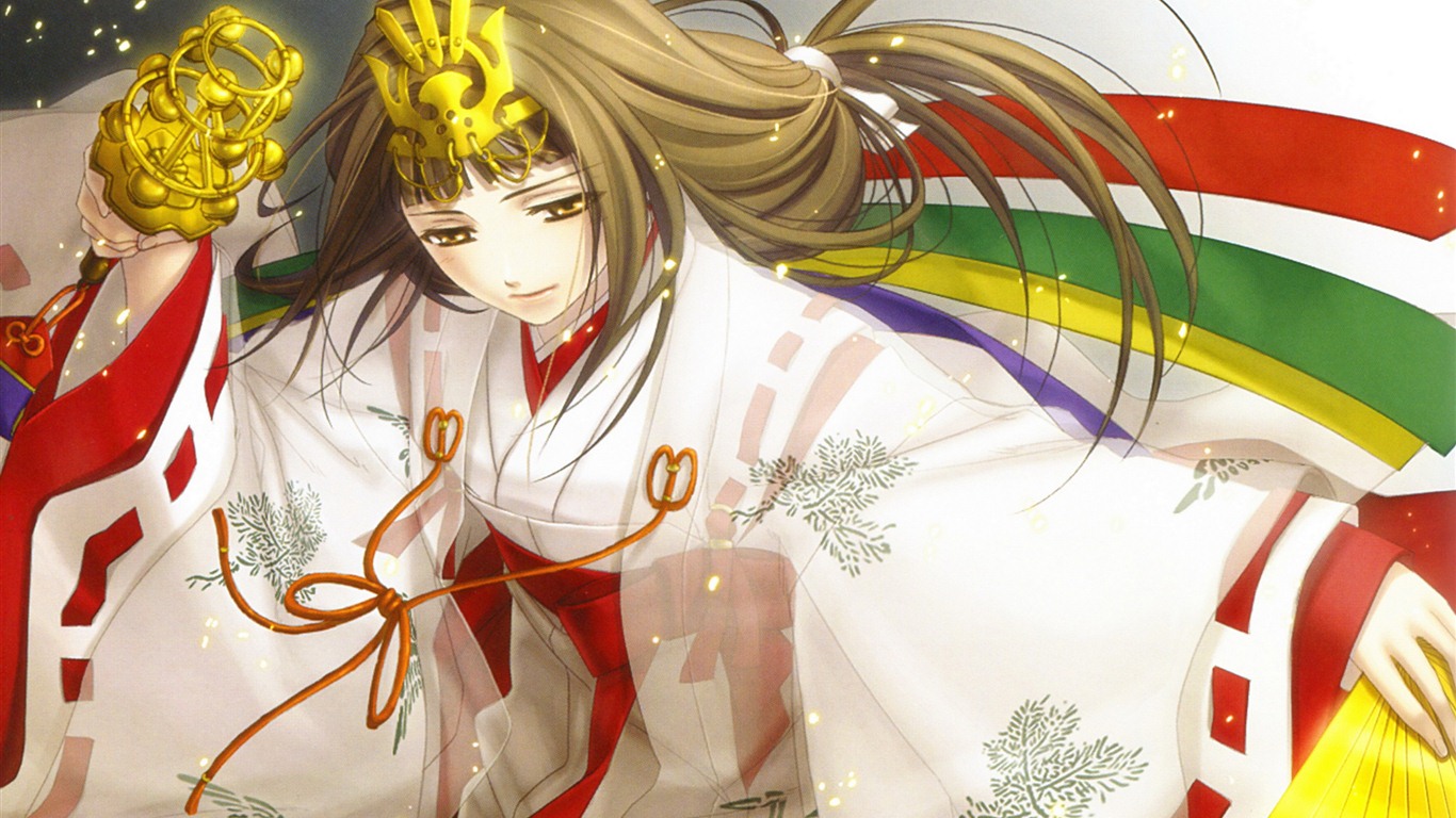 美麗的動漫女孩 高清壁紙(一) #15 - 1366x768