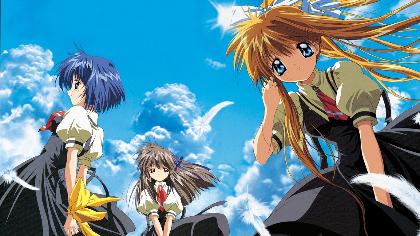 Hermoso de anime niñas HD Wallpapers (2) #5 - 1366x768