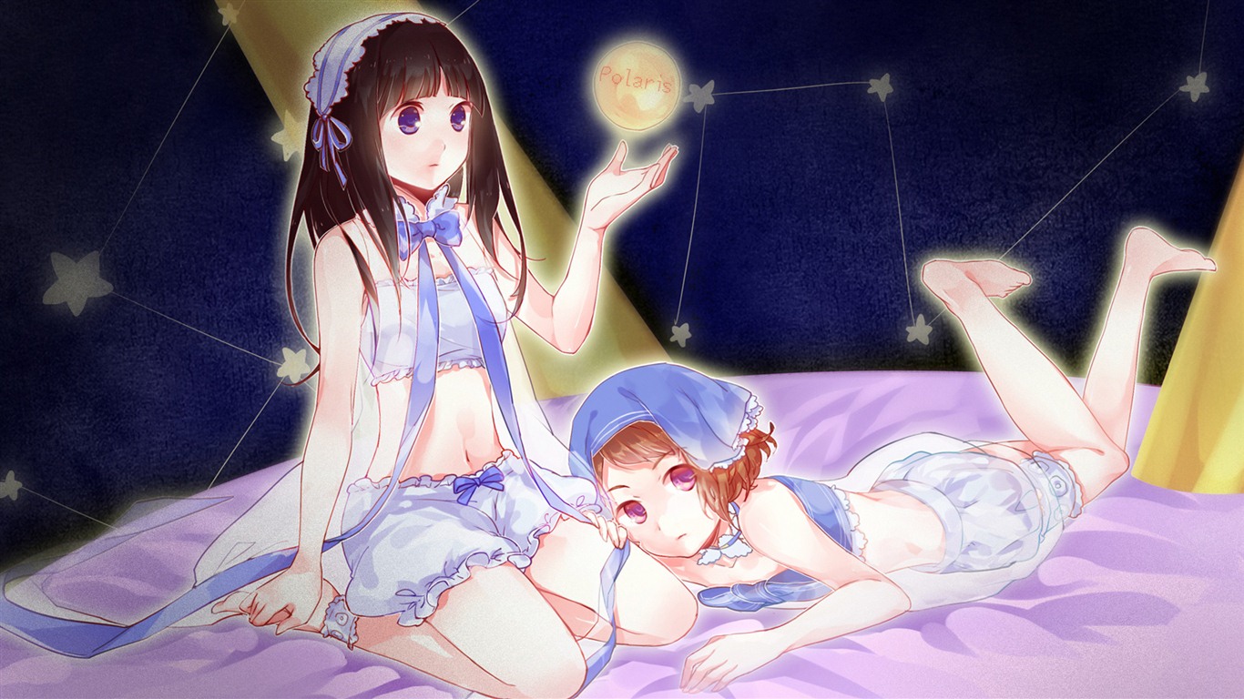 美麗的動漫女孩 高清壁紙(二) #7 - 1366x768