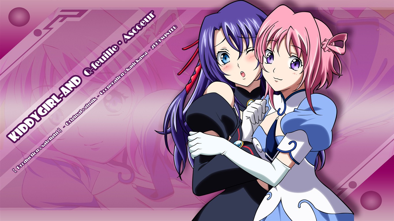 Krásné dívky anime HD Tapety na plochu (2) #9 - 1366x768
