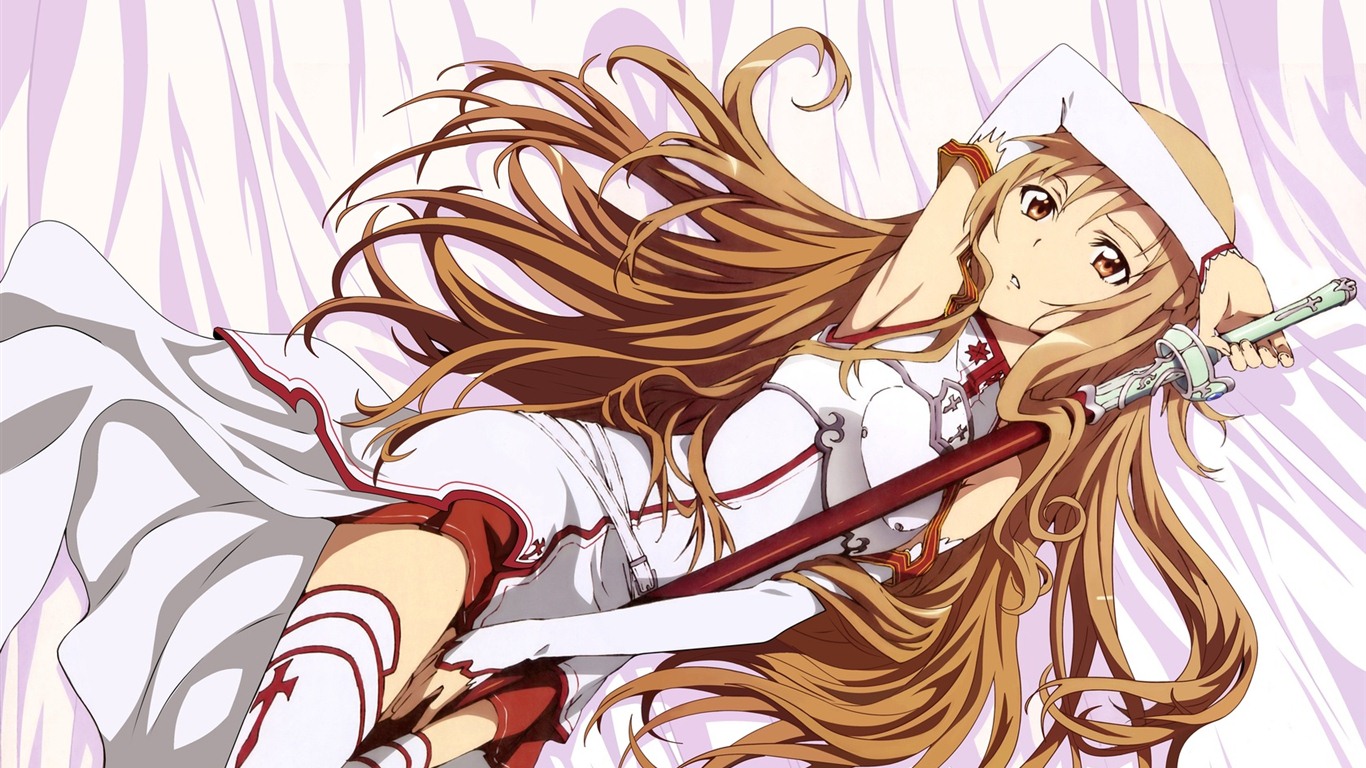 Hermoso de anime niñas HD Wallpapers (2) #17 - 1366x768