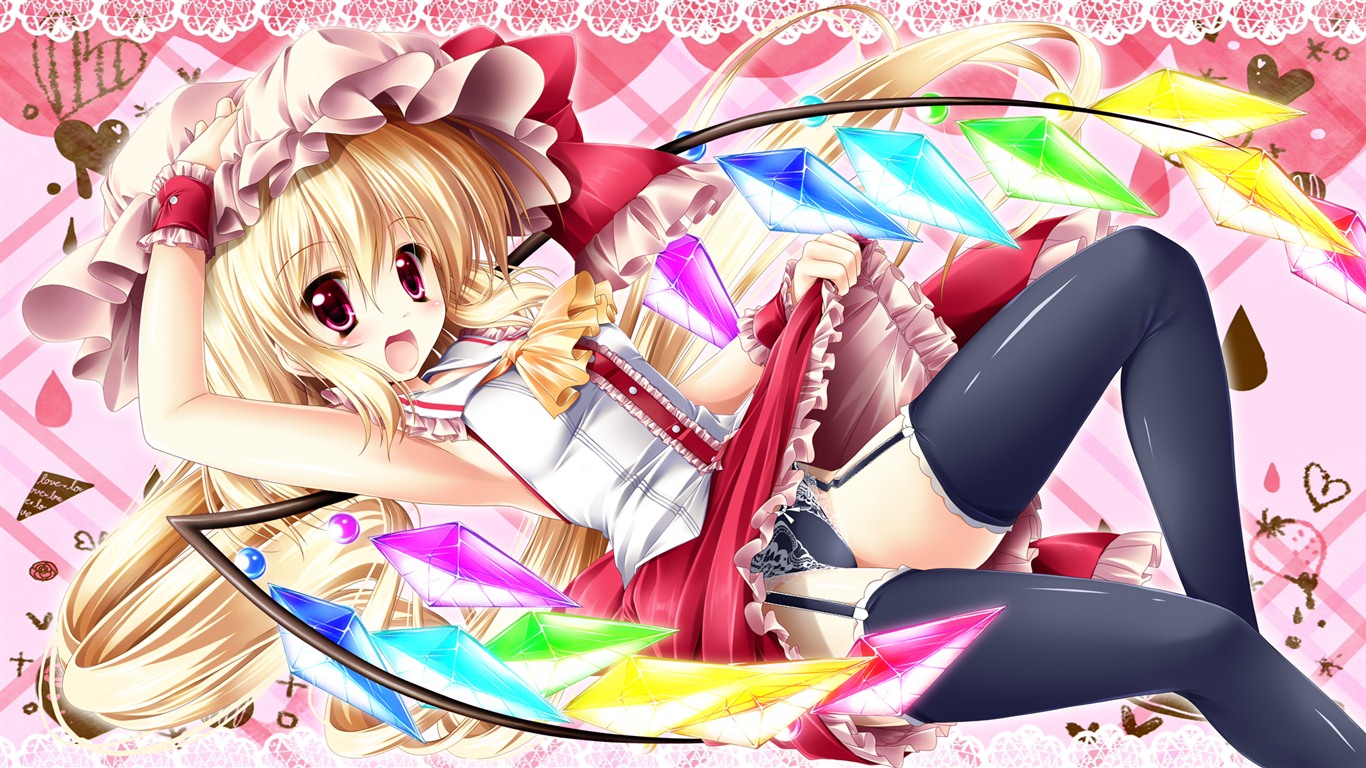 Beautiful anime girls HD Wallpapers (2) #18 - 1366x768