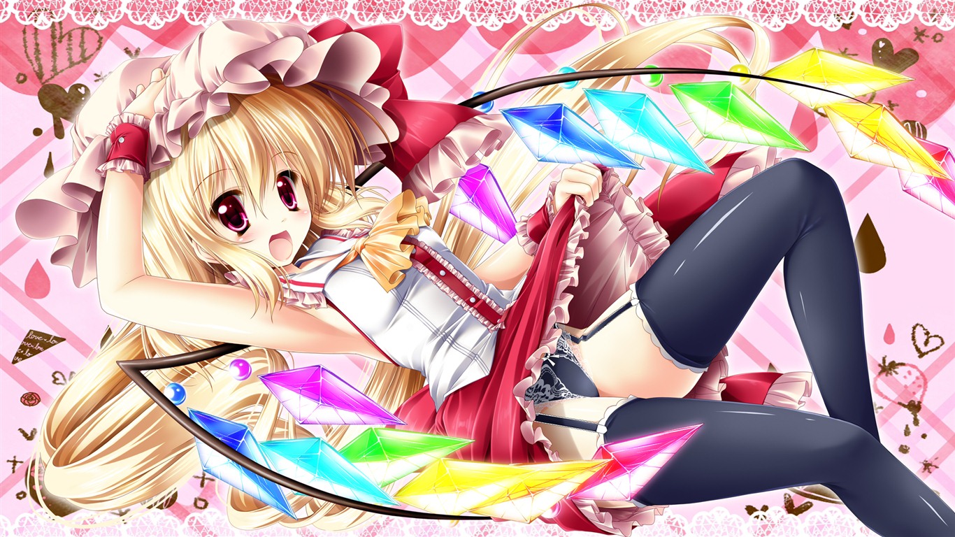 美麗的動漫女孩 高清壁紙(二) #18 - 1366x768
