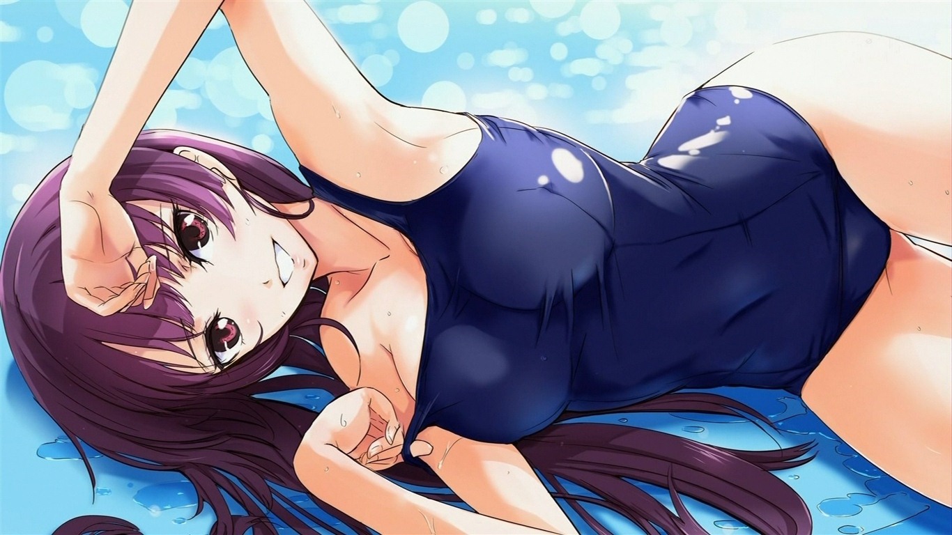 美麗的動漫女孩 高清壁紙(二) #20 - 1366x768