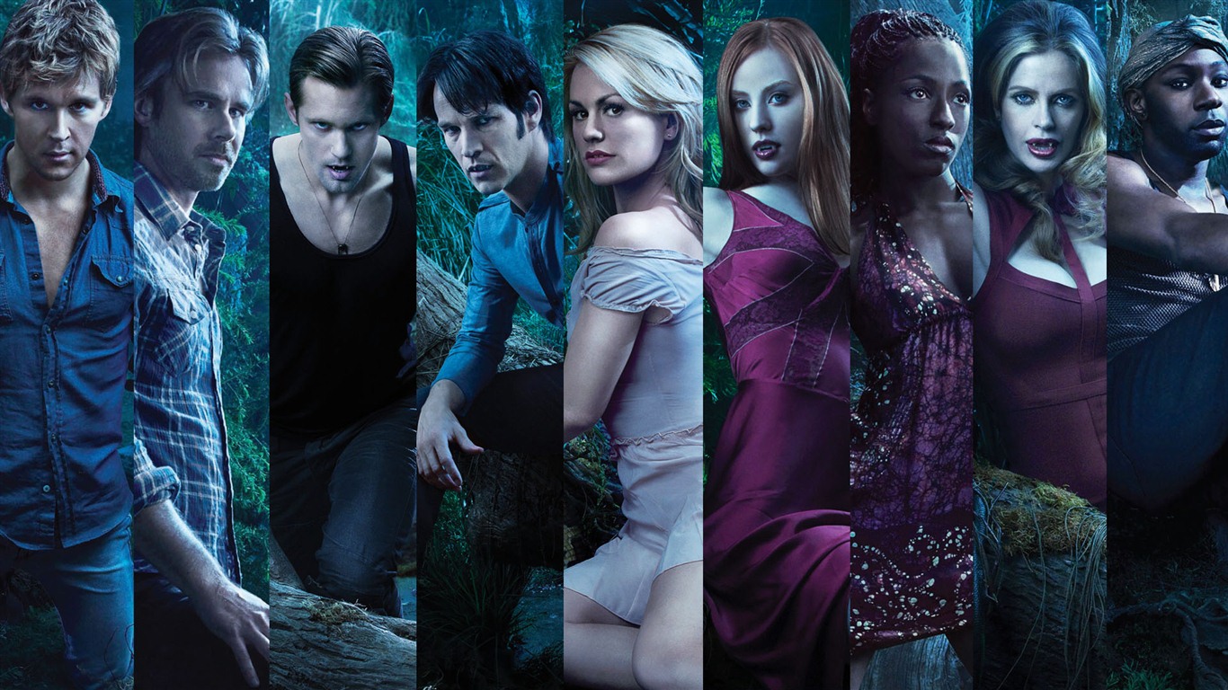 True Blood TV film HD tapety na plochu #4 - 1366x768