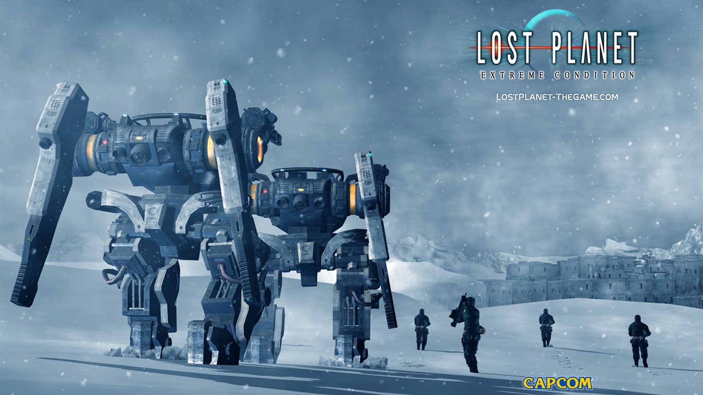 Lost Planet: Extreme Condition HD tapety na plochu #1 - 1366x768
