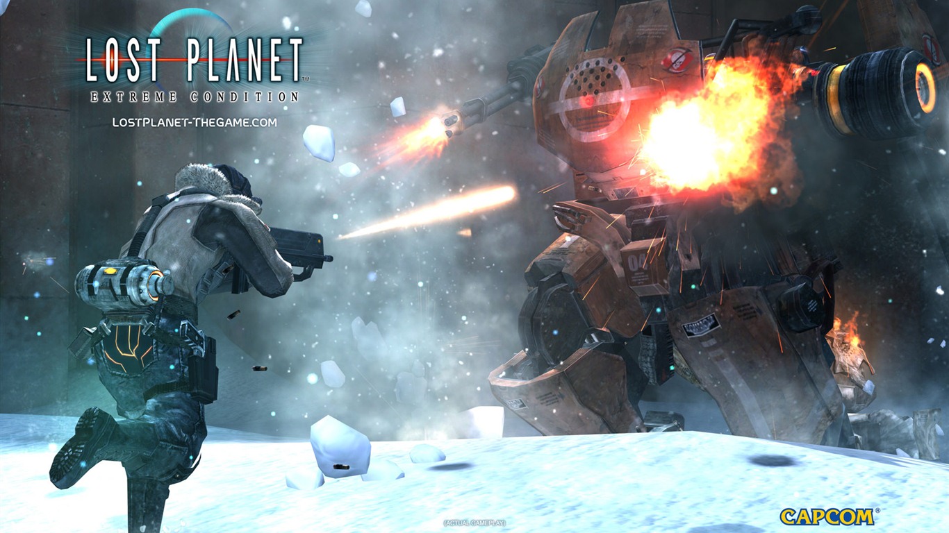 Lost Planet: Extreme Condition 失落的星球：極限狀態高清壁紙 #8 - 1366x768