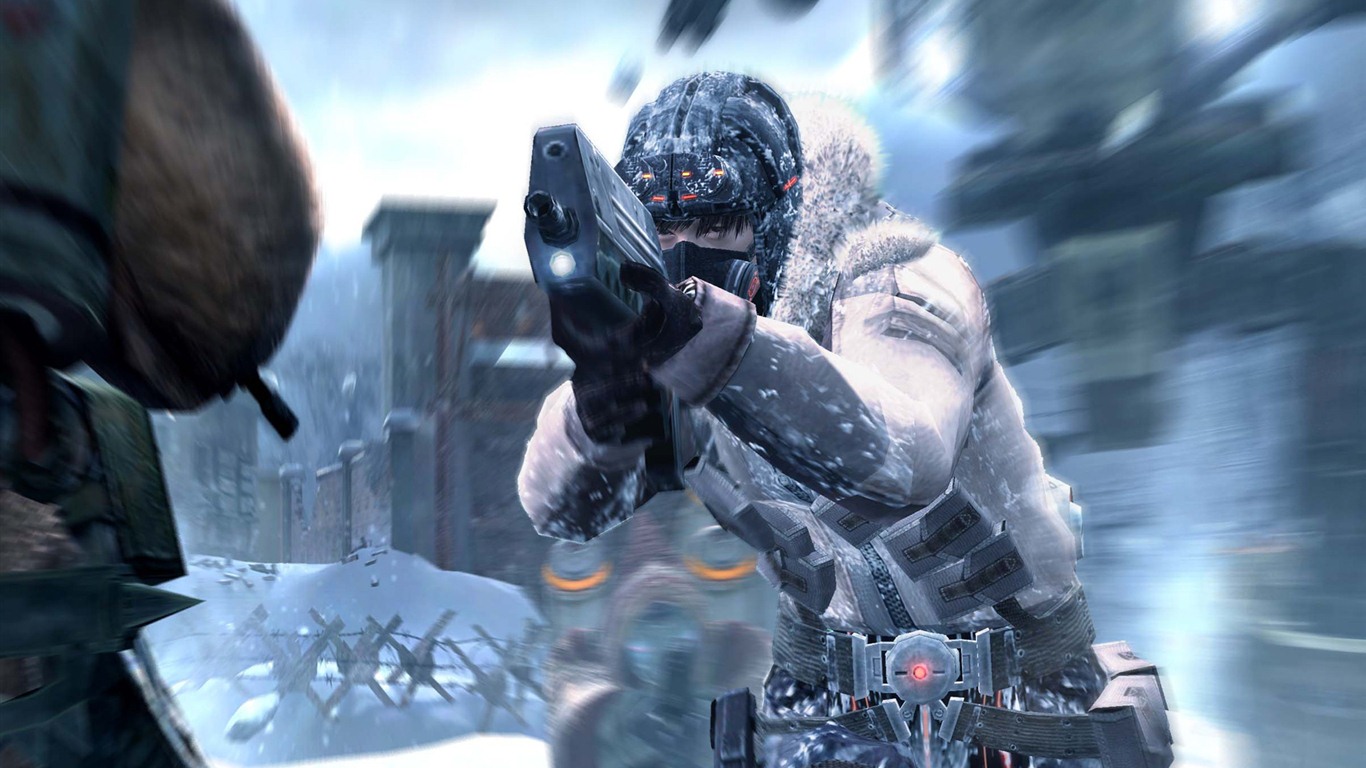 Lost Planet: Extreme Condition HD tapety na plochu #9 - 1366x768