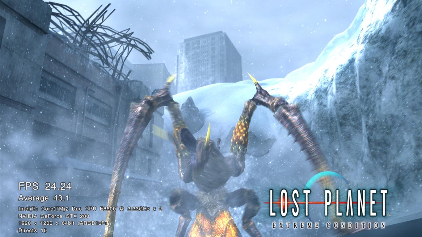 Lost Planet: Extreme Condition HD tapety na plochu #11 - 1366x768