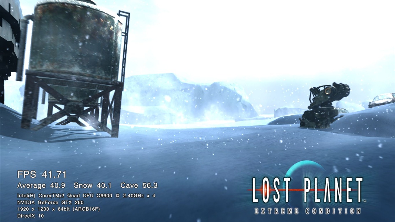 Lost Planet: Extreme Condition HD tapety na plochu #13 - 1366x768