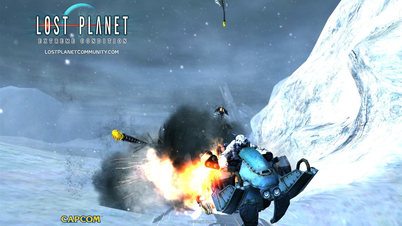 Lost Planet: Extreme Condition HD tapety na plochu #16 - 1366x768