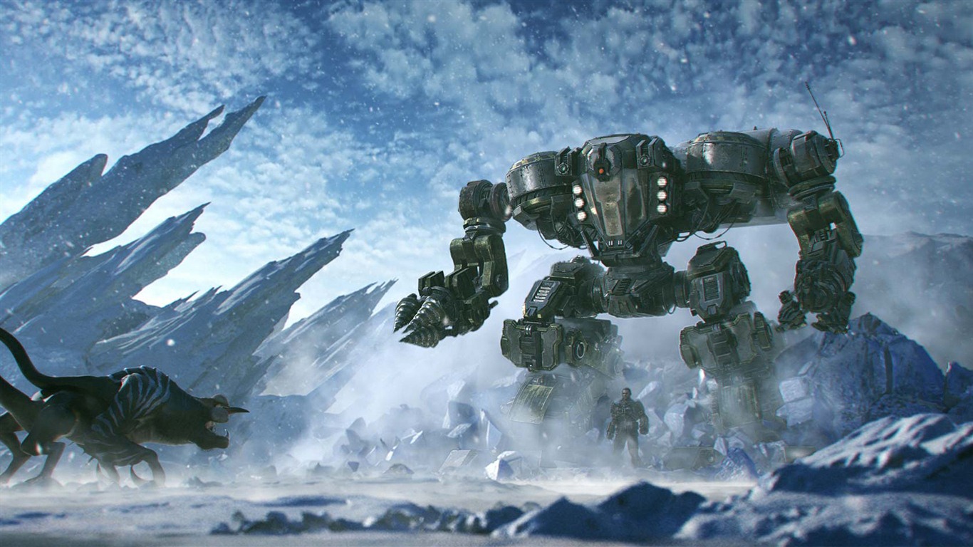 Lost Planet: Extreme Condition 失落的星球：極限狀態高清壁紙 #18 - 1366x768