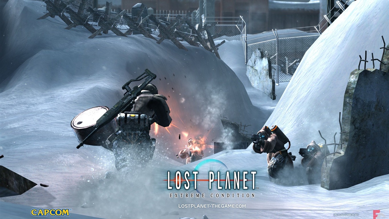 Lost Planet: Extreme Condition 失落的星球：極限狀態高清壁紙 #20 - 1366x768