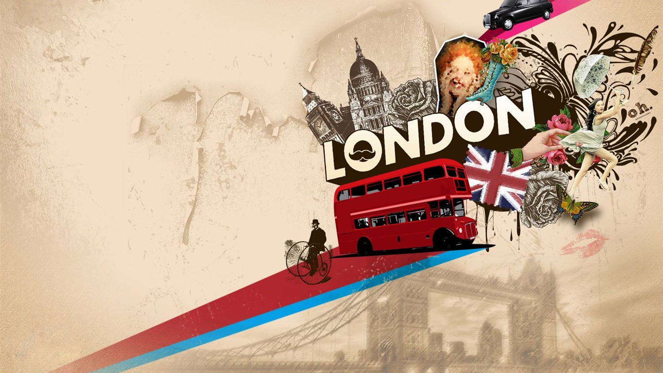 Londres 2012 fonds d'écran thème Olympiques (1) #15 - 1366x768