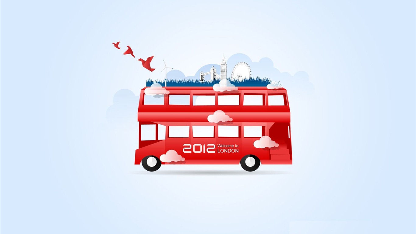 London 2012 Olympics theme wallpapers (1) #18 - 1366x768