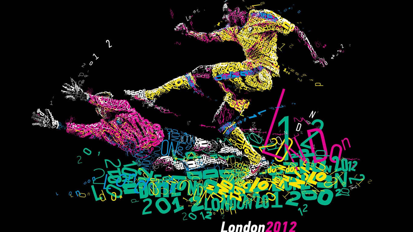 2012年ロンドン五輪のテーマの壁紙（1） #22 - 1366x768