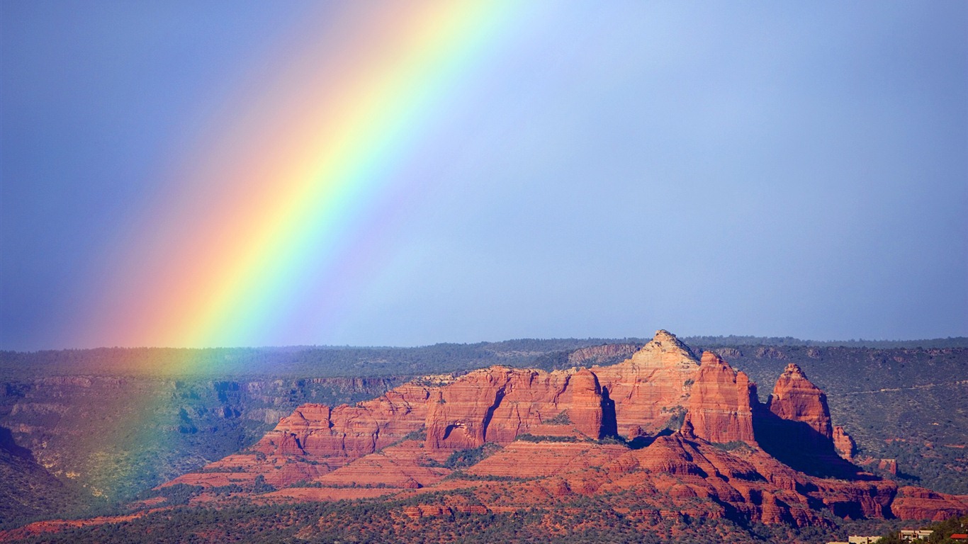 Windows 7 Wallpapers: Rainbows #4 - 1366x768