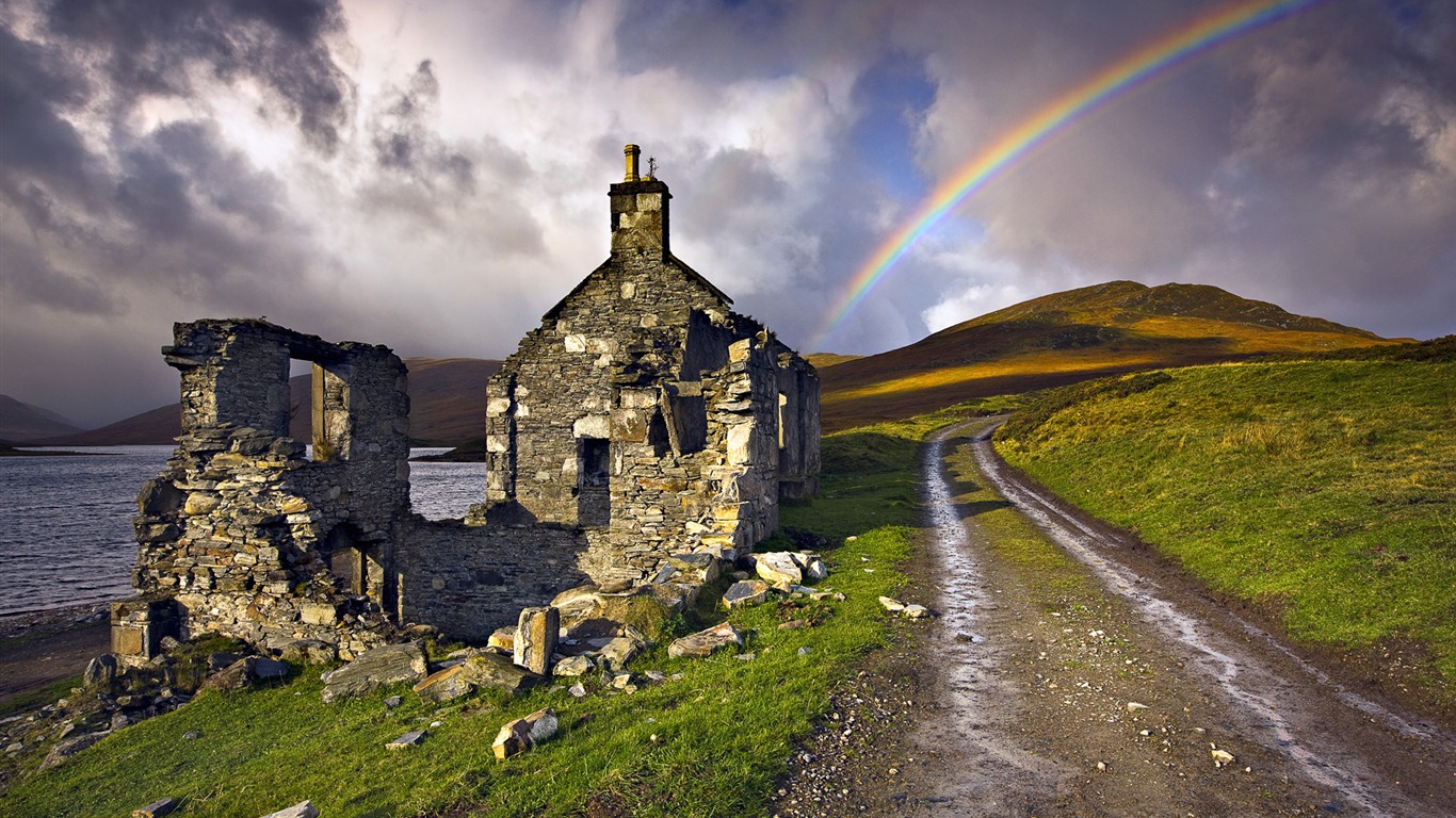 Windows 7 Wallpapers: Rainbows #6 - 1366x768