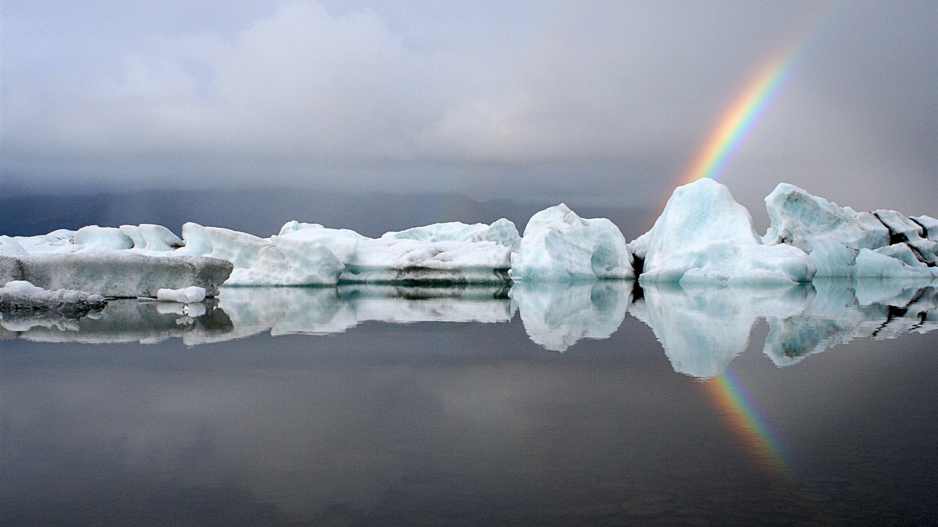 Windows 7 Wallpapers: Arco iris #13 - 1366x768