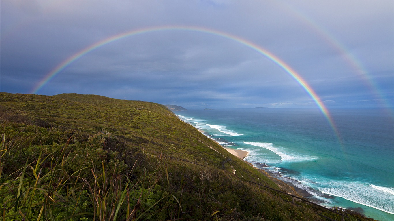 Windows 7 Wallpapers: Rainbows #14 - 1366x768