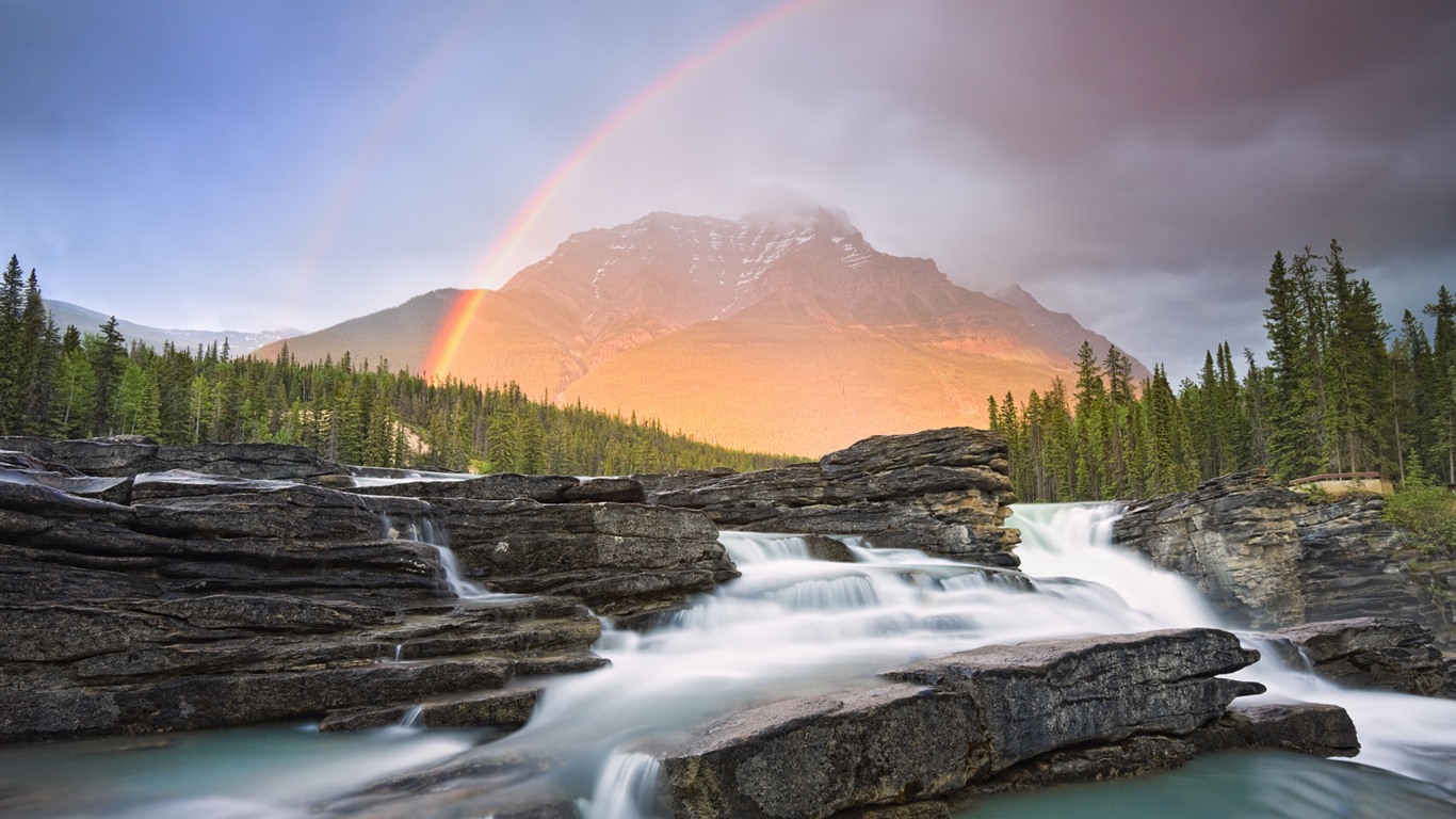 Windows 7 Wallpapers: Rainbows #16 - 1366x768