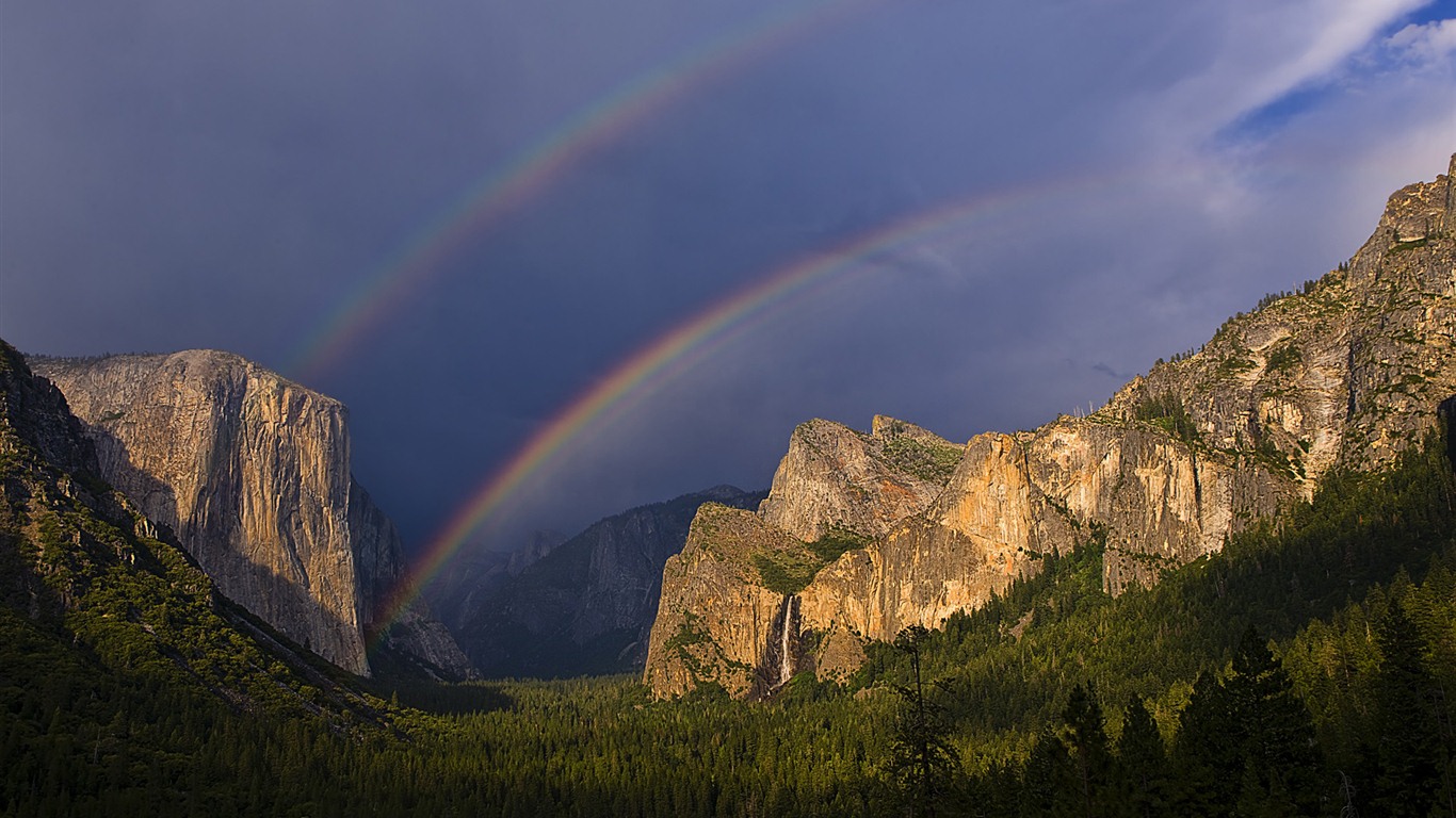 Windows 7 Wallpapers: Rainbows #18 - 1366x768