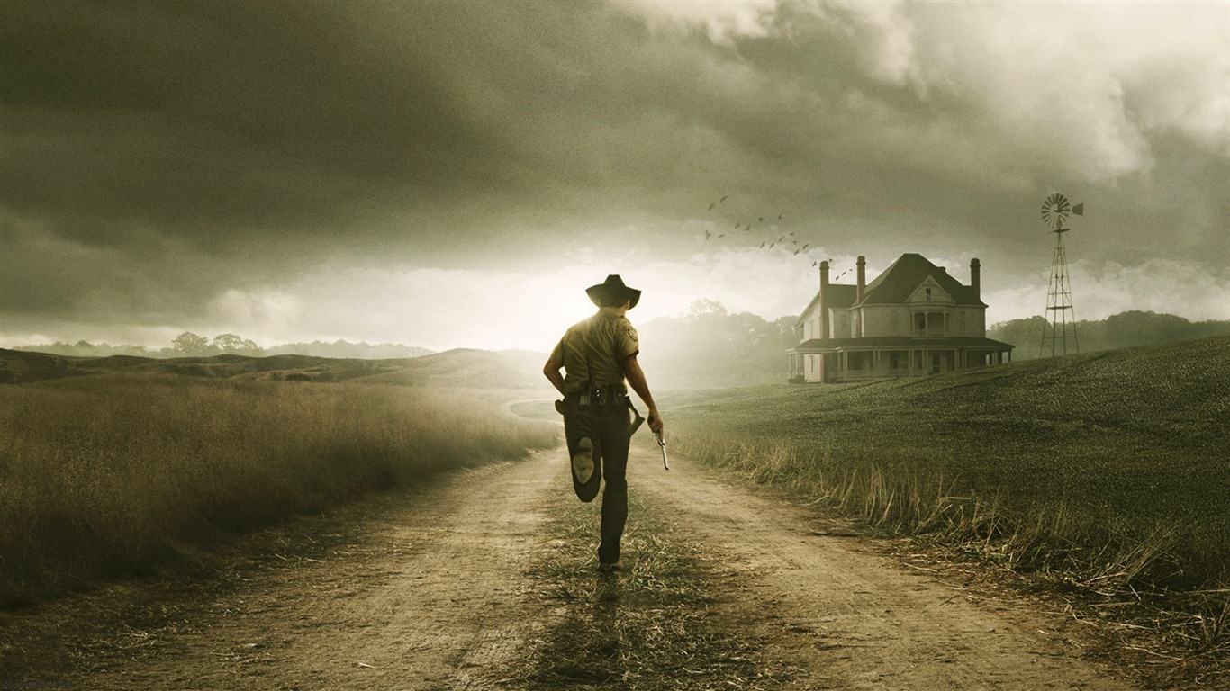 Los fondos de pantalla de alta definición Walking Dead #4 - 1366x768