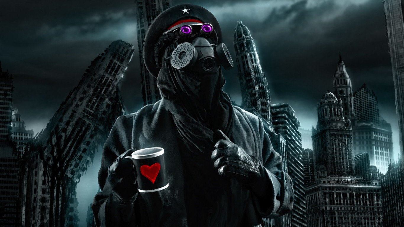 Romantically Apocalyptic 浪漫的世界末日 創意繪畫壁紙(二) #15 - 1366x768