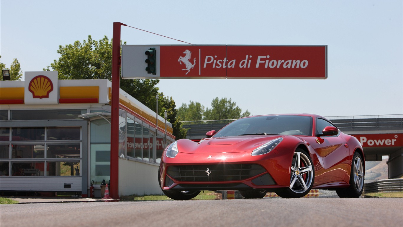 2012 페라리 F12 Berlinetta HD 배경 화면 #13 - 1366x768