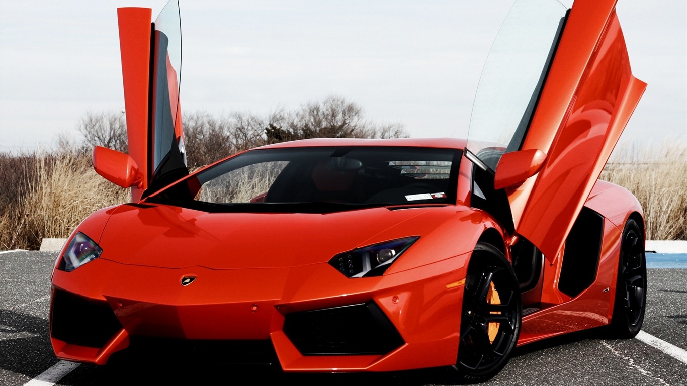 2012 람보르기니 Aventador LP700-4의 HD 배경 화면 #23 - 1366x768