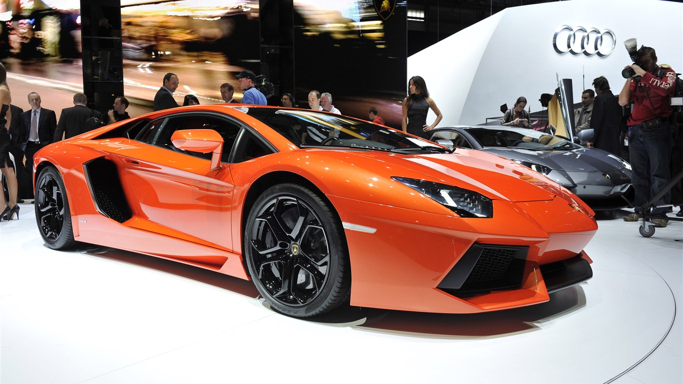 2012 람보르기니 Aventador LP700-4의 HD 배경 화면 #36 - 1366x768