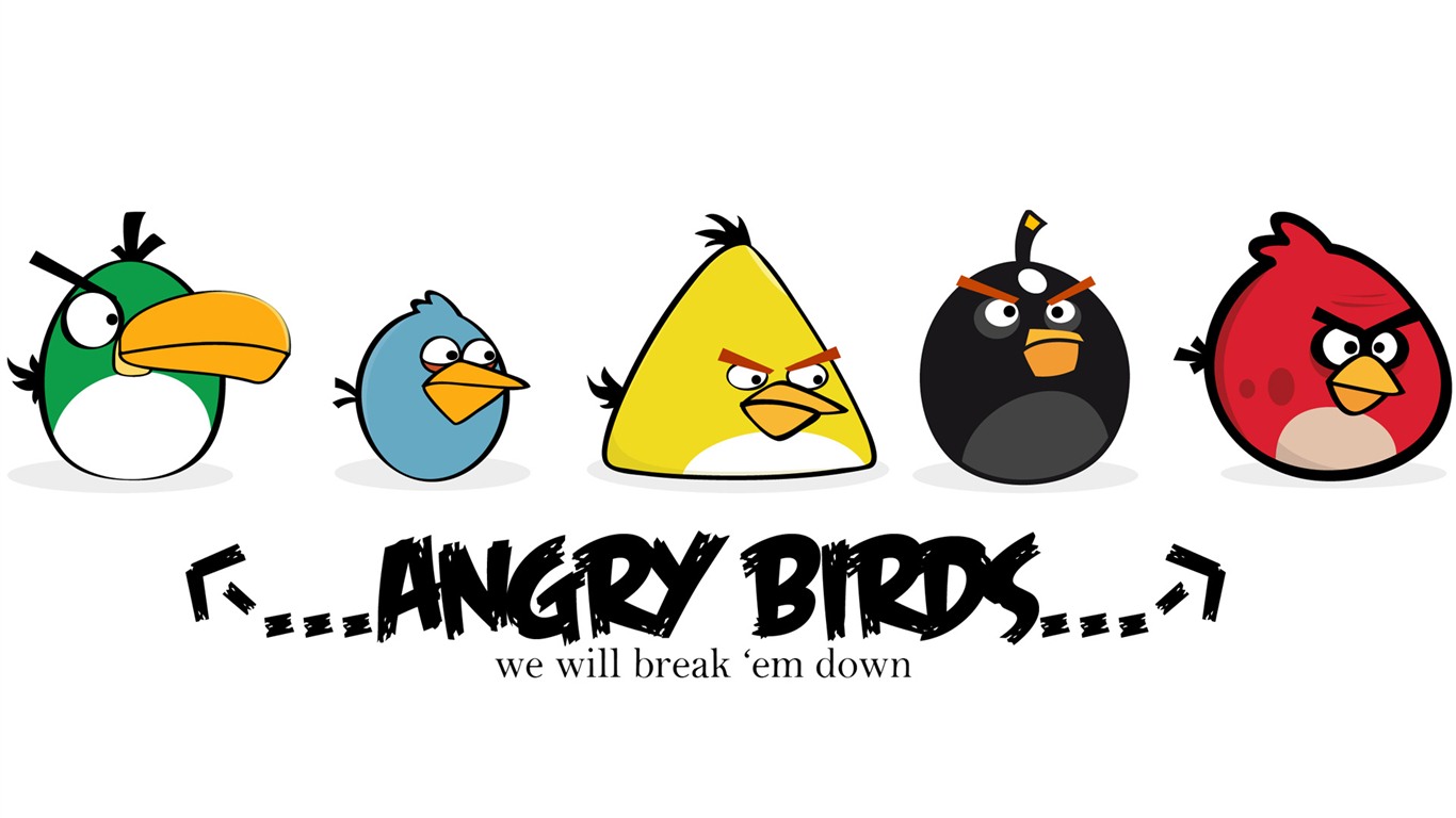 Angry Birds 憤怒的小鳥 遊戲壁紙 #2 - 1366x768