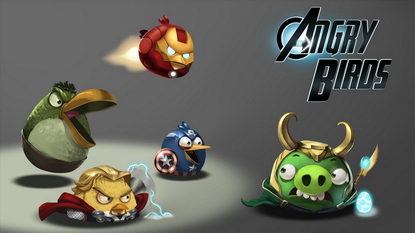 Angry Birds hra na plochu #8 - 1366x768