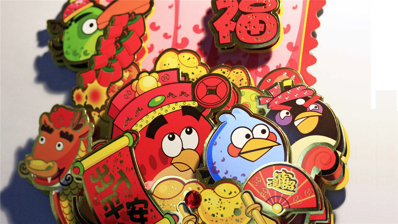 Angry Birds Spiel wallpapers #19 - 1366x768