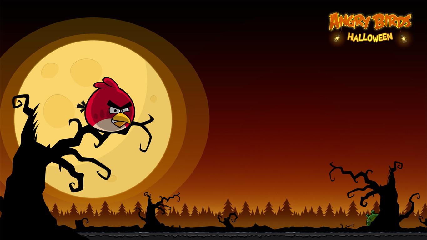 Angry Birds Spiel wallpapers #26 - 1366x768