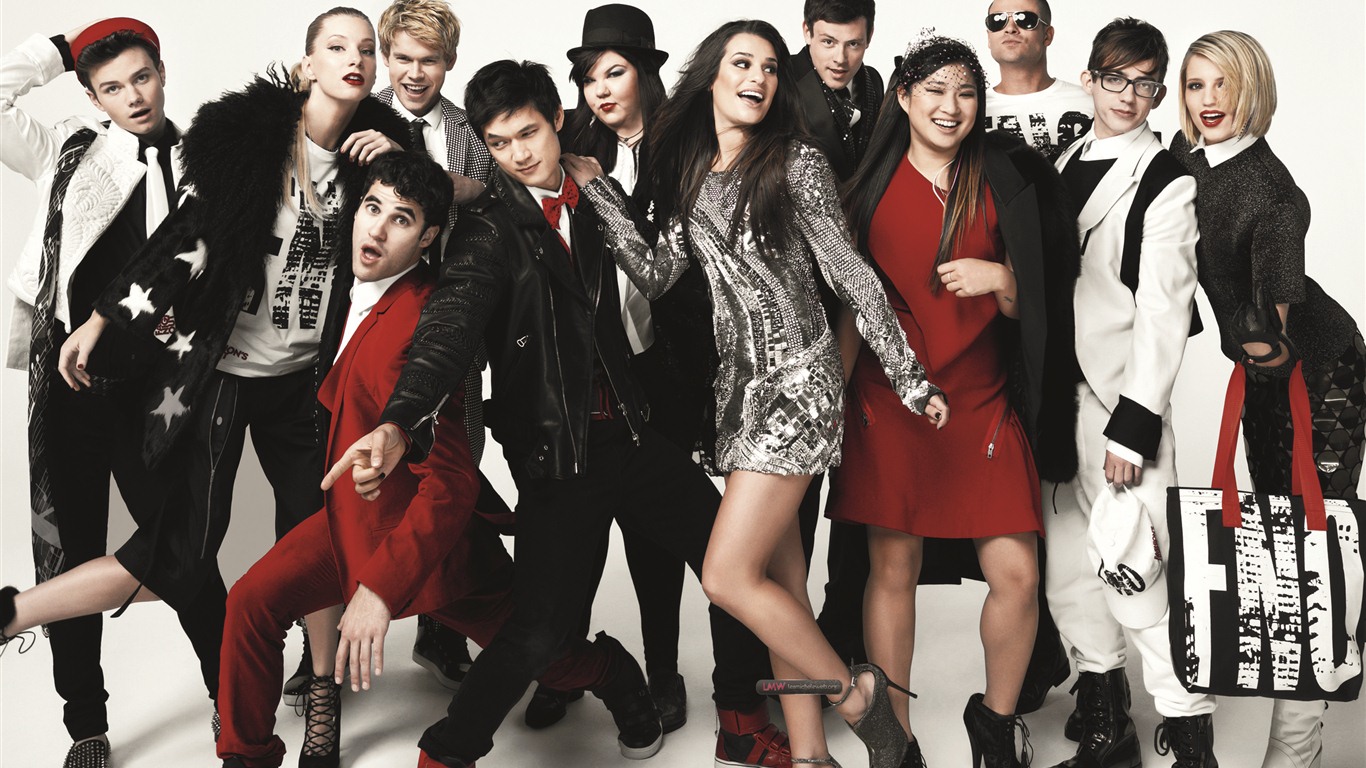 Glee Séries TV HD fonds d'écran #5 - 1366x768