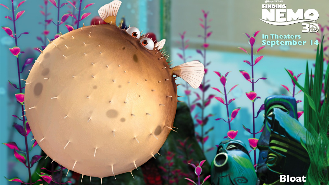 Finding Nemo 3D 海底總動員3D 2012高清壁紙 #3 - 1366x768