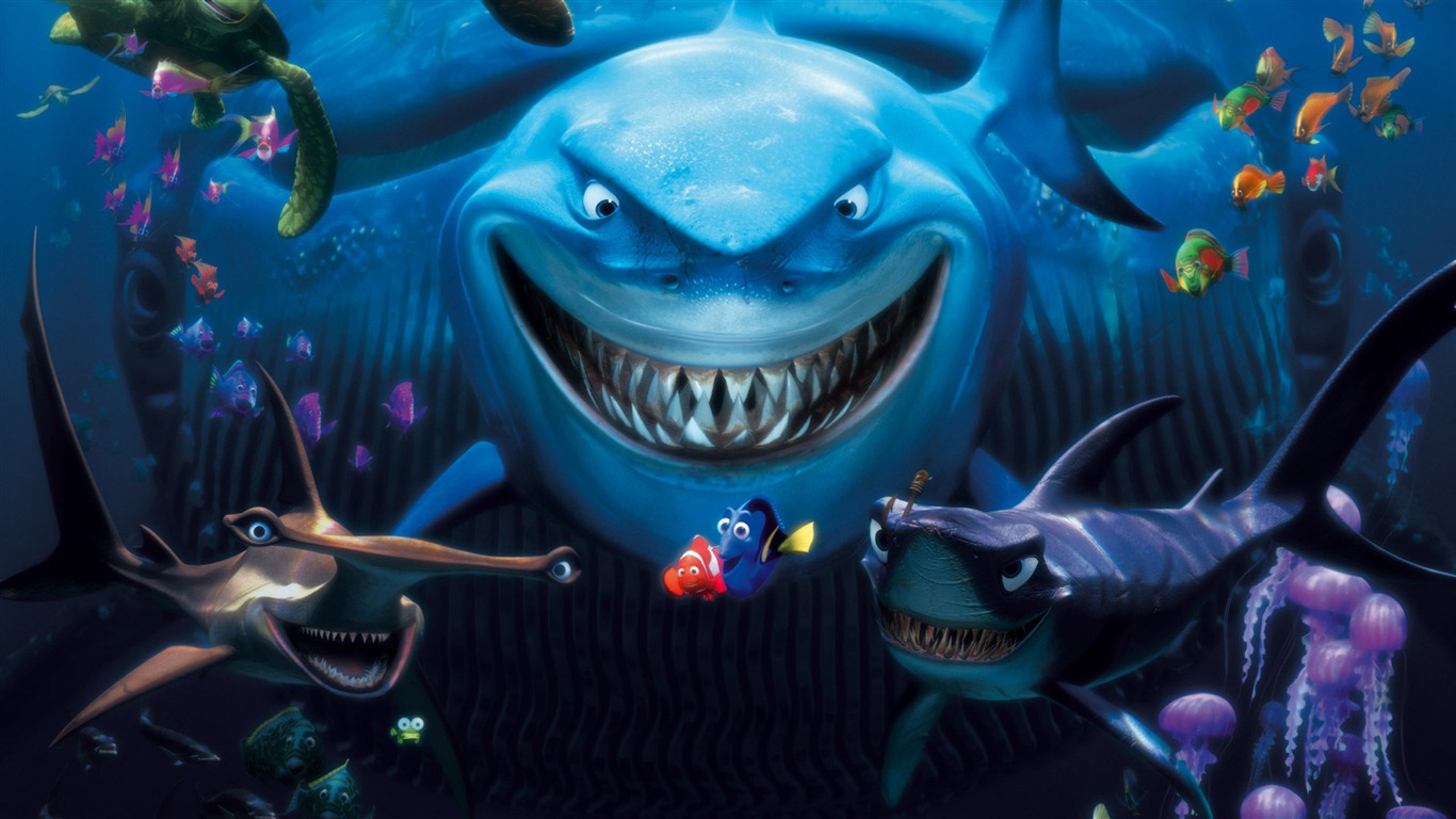 Finding Nemo 3D 海底總動員3D 2012高清壁紙 #15 - 1366x768