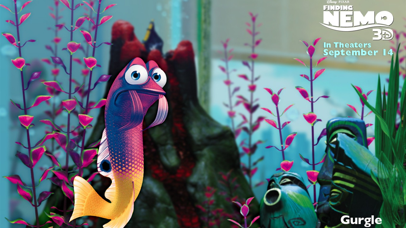 Finding Nemo 3D 海底總動員3D 2012高清壁紙 #17 - 1366x768