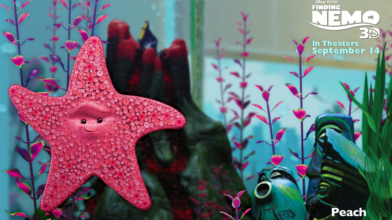 Finding Nemo 3D 海底總動員3D 2012高清壁紙 #20 - 1366x768