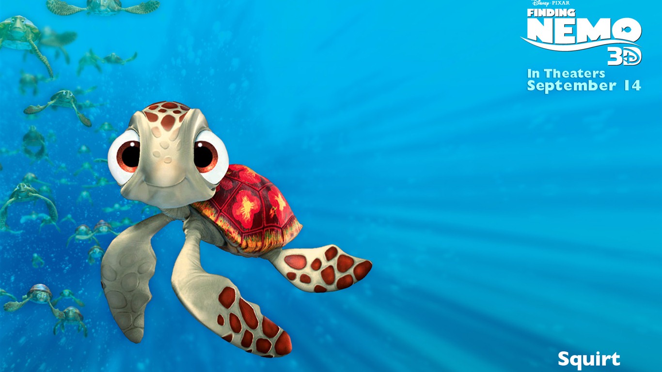 Finding Nemo 3D 海底總動員3D 2012高清壁紙 #21 - 1366x768