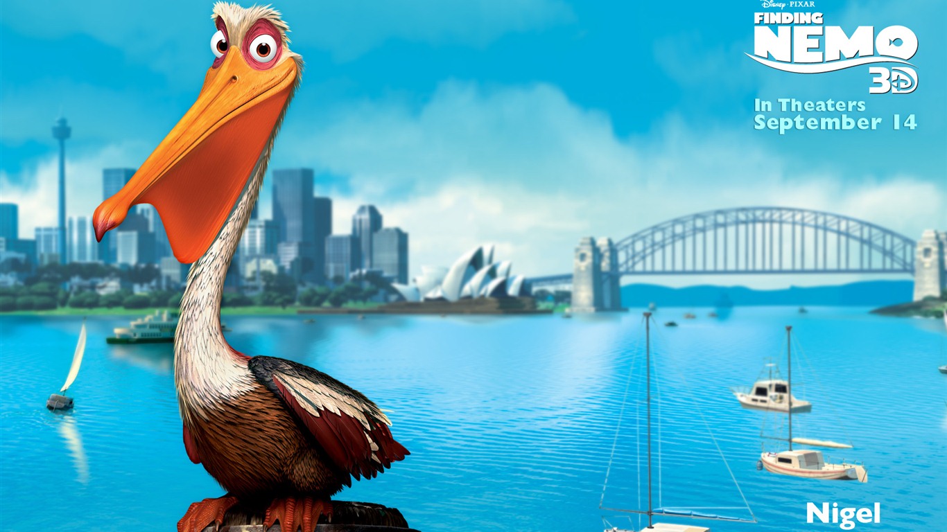 Finding Nemo 3D 海底總動員3D 2012高清壁紙 #23 - 1366x768