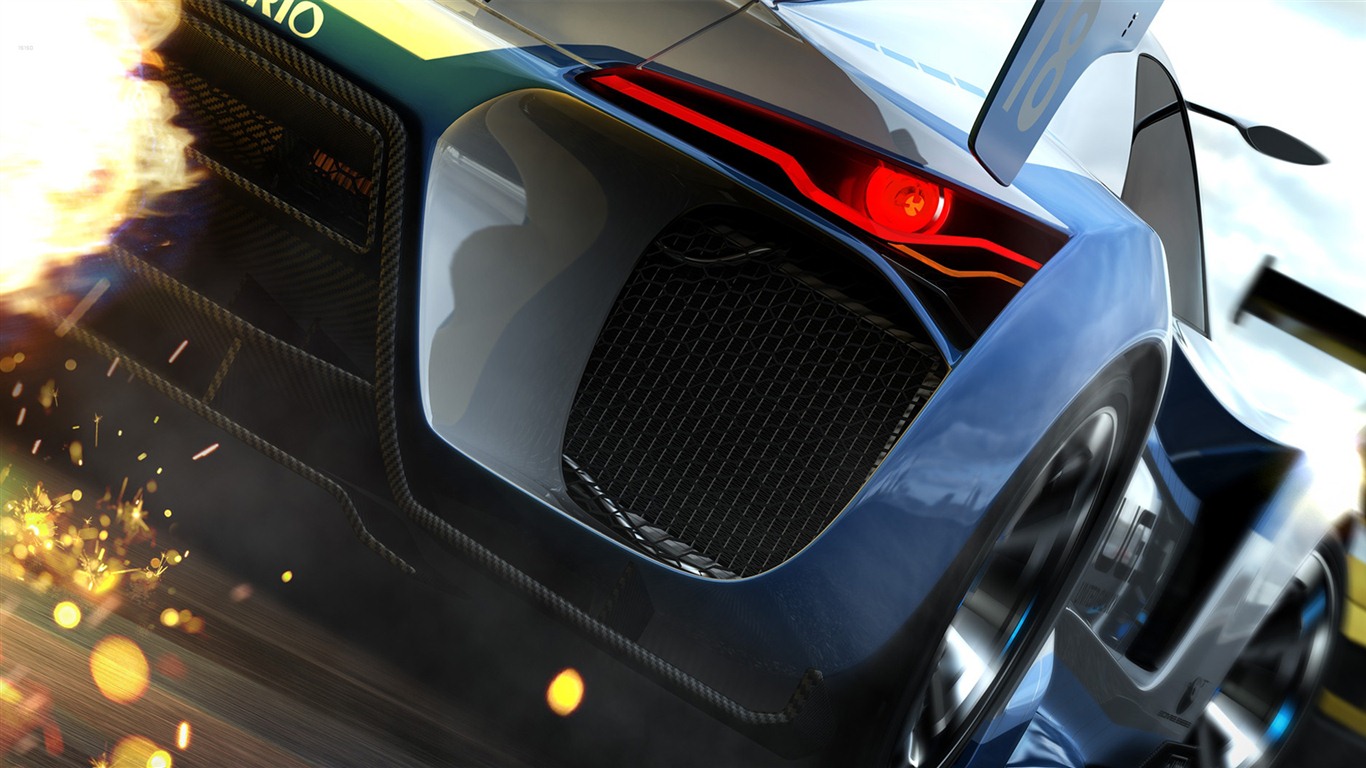 Ridge Racer Unbounded 山脊赛车：无限 高清壁纸14 - 1366x768