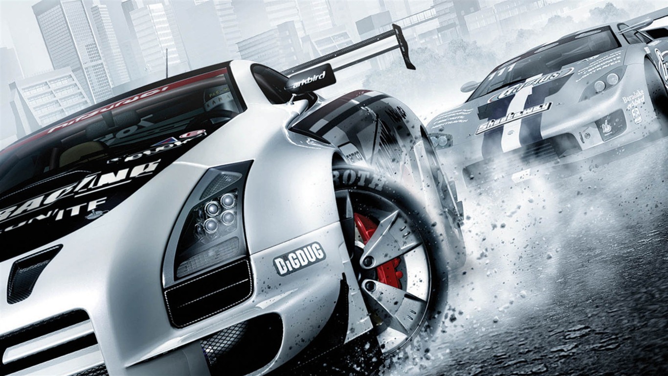 Ridge Racer Unbounded 山脊赛车：无限 高清壁纸15 - 1366x768