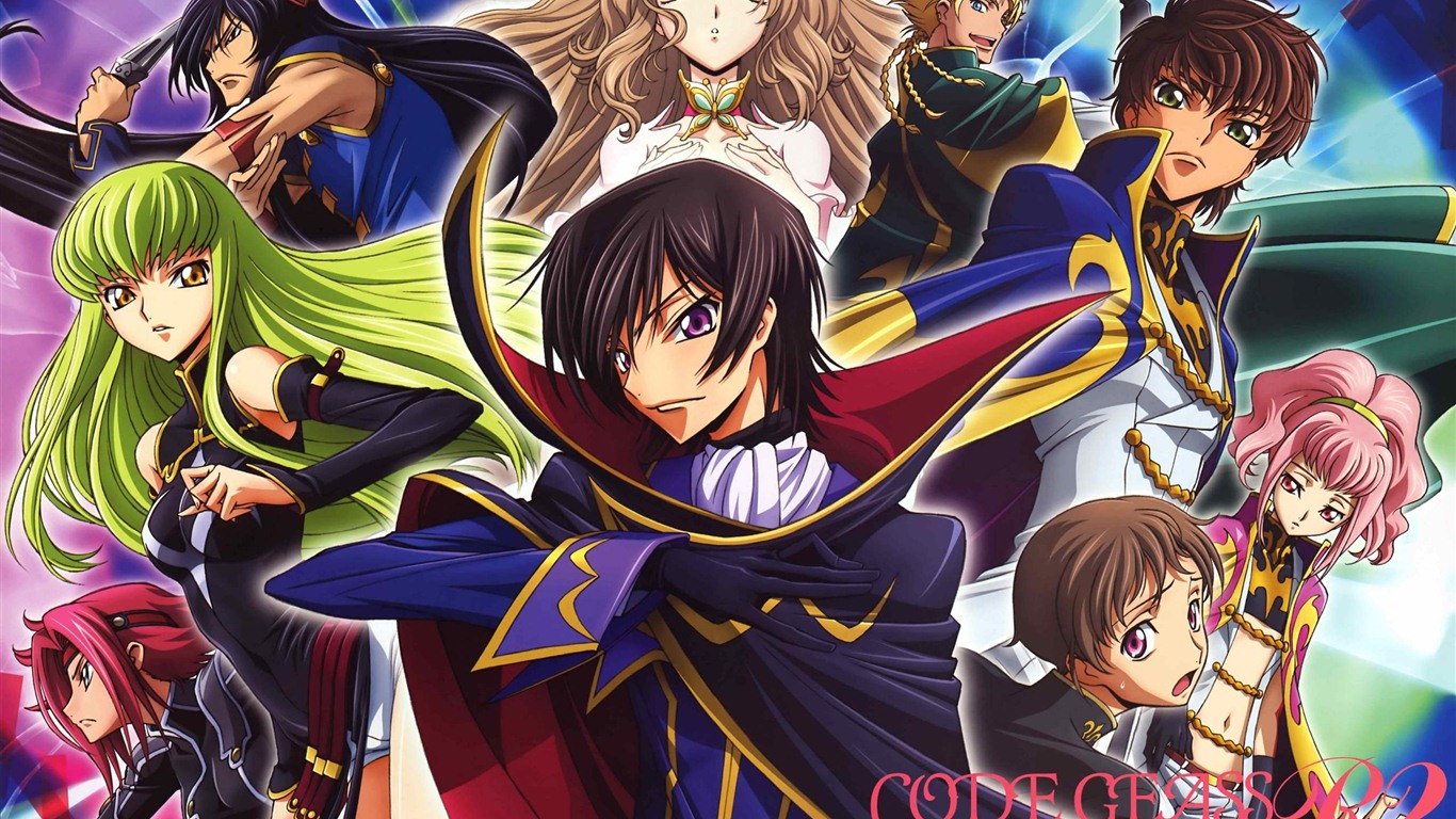 Code Geass 叛逆的魯魯修 高清壁紙 #17 - 1366x768