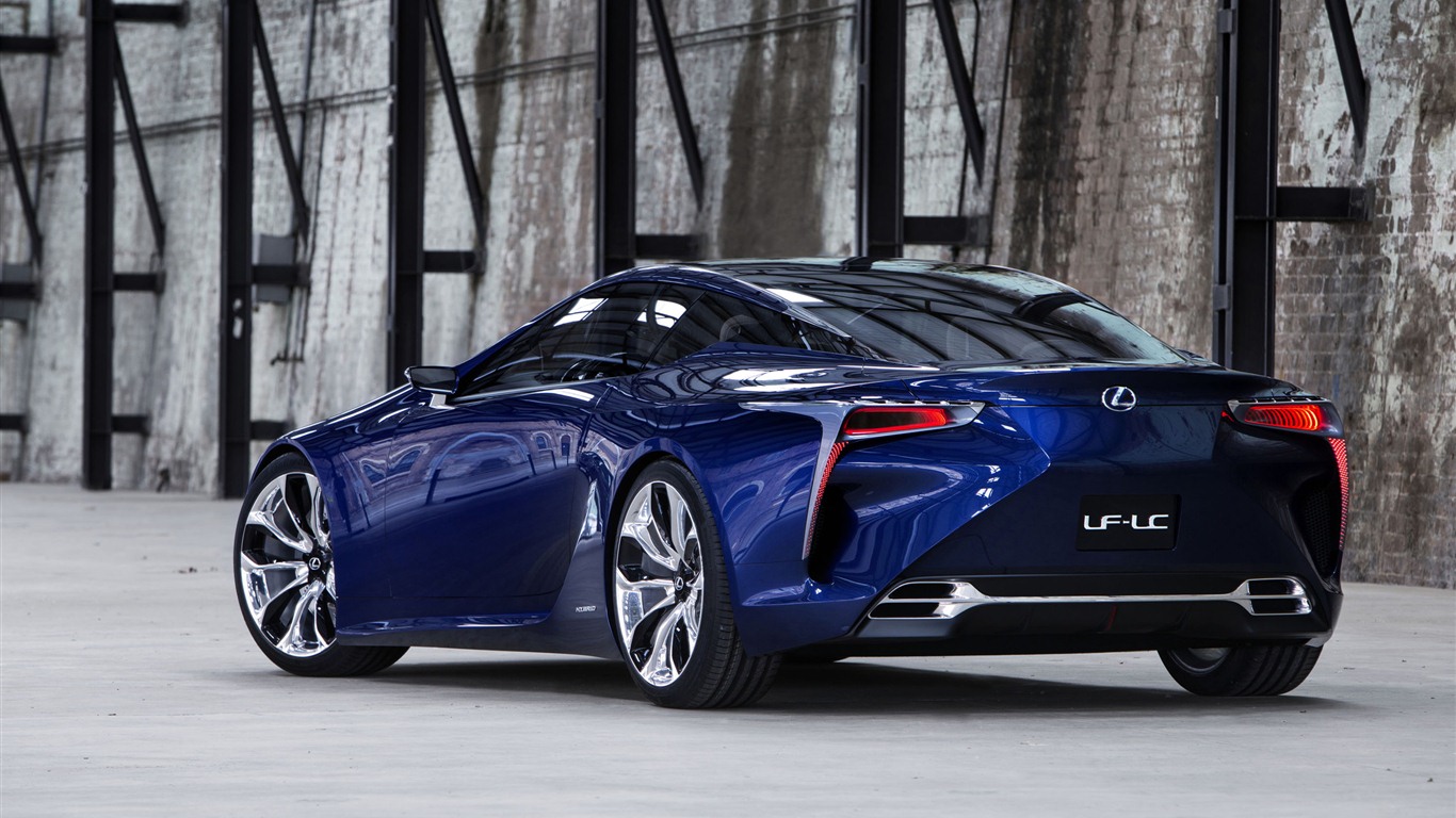 2012 Lexus LF-LC Modré koncepce HD Tapety na plochu #5 - 1366x768