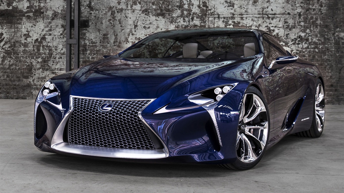2012 Lexus LF-LC Modré koncepce HD Tapety na plochu #6 - 1366x768
