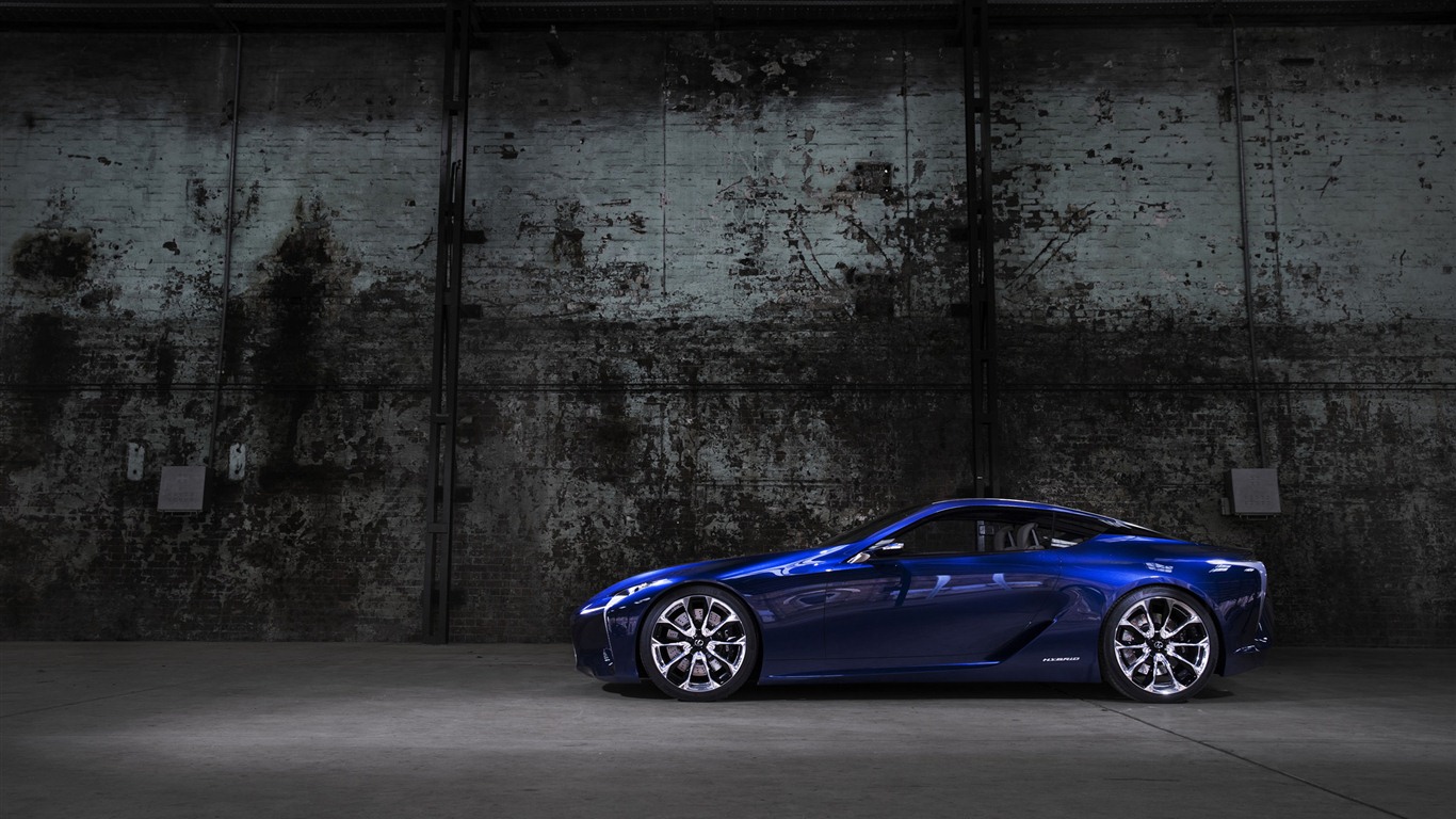 2012 Lexus LF-LC Blue concept HD wallpapers #7 - 1366x768