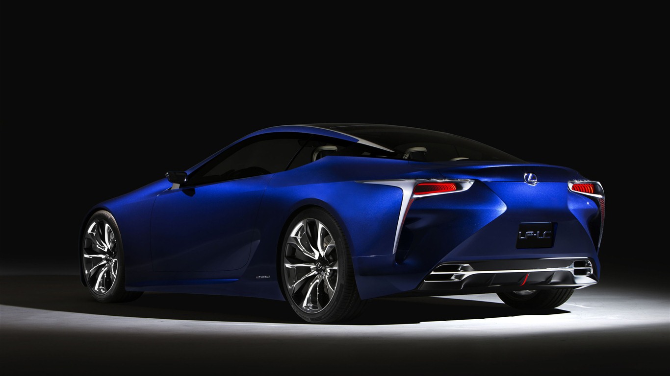 2012 Lexus LF-LC Blue concept 雷克萨斯 蓝色概念车 高清壁纸9 - 1366x768
