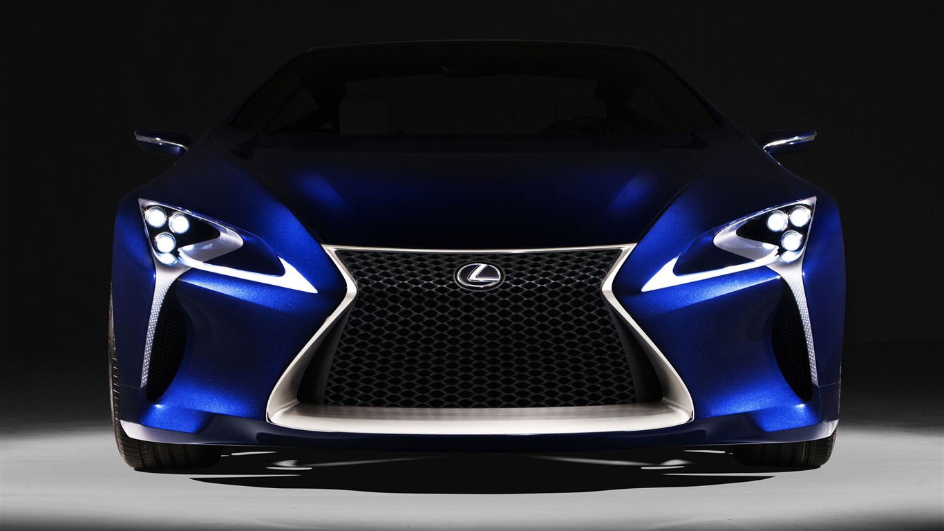 2012 Lexus LF-LC Blue concept 雷克薩斯 藍色概念車 高清壁紙 #10 - 1366x768
